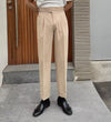 Harem Men's Ninth Pants Fashion Brand Draped Suit Pants