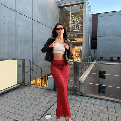 Fashion Personality Lace Slim Fit Skirt Women