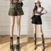 Casual Denim Shorts High Waist Stretch American Workwear