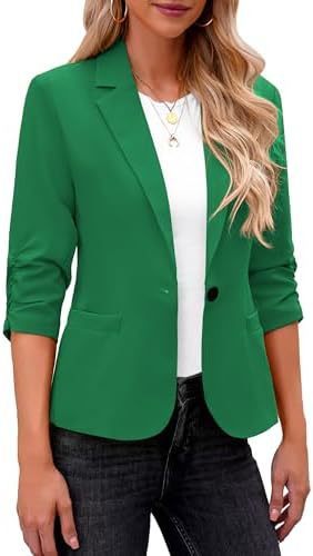 Women's Formal Three-quarter Sleeve Business Casual Work Clothes Suit Jacket