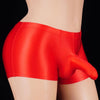 Aircraft Pants Men's Boxers Shiny Silky High Elastic Underwear Lift Shorts Breathable Tights