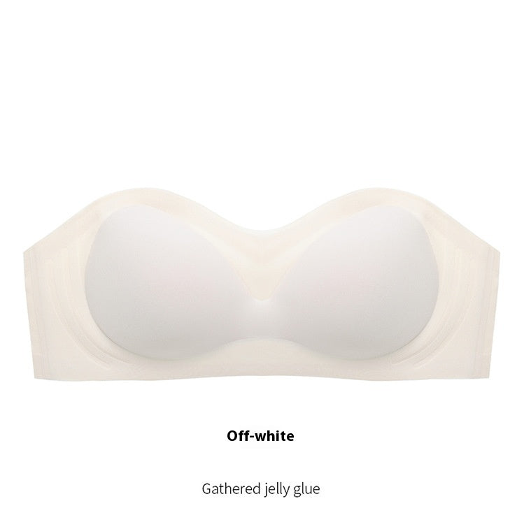 Summer Thin Bra Sling Seamless Push Up Small Chest Invisible Non-slip Bra