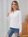 Women's Solid Color Long Sleeved Shirt