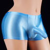 Aircraft Pants Men's Boxers Shiny Silky High Elastic Underwear Lift Shorts Breathable Tights