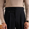 Casual Double Pleated Straight Business Not Tight Suit Pants