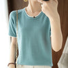 Fashion Solid Color Loose Top For Women