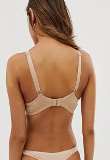 Possessions Smooth Beige Colored Sexy T-Shirt Bra