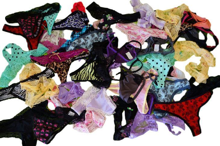 Wholesale 50 Womens Assorted Designs Thongs G-Strings